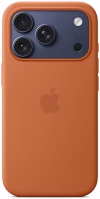 Apple iPhone 17 Pro Silicone Case with MagSafe and Camera Control: Lightweight Phone Case, Wireless Charging Compatible, Smooth Matte Finish; Terra Cotta thumbnail 2