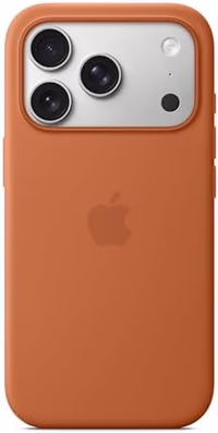 Apple iPhone 17 Pro Silicone Case with MagSafe and Camera Control: Lightweight Phone Case, Wireless Charging Compatible, Smooth Matte Finish; Terra Cotta thumbnail 3