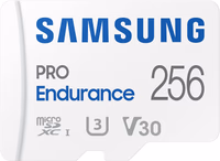 Samsung PRO Endurance 256GB MicroSDXC Memory Card with Adapter for Dash Cam, Body Cam, and Security Camera, Class 10, U3, V30 (‎MB-MJ256KA/AM) thumbnail 1