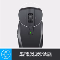 Logitech MX Anywhere 2S Bluetooth Edition Compact Wireless Mouse, No USB Receiver - Use On Any Surface, Hyper-Fast Scrolling, Rechargeable, Control Up to 3 Apple Mac and Windows Computers and Laptops thumbnail 4