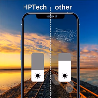 HPTech (2 Pack) Privacy Screen Protector for iPhone 12 Mini 5.4-Inch Anti-Spy Tempered Glass, Anti Scratch, Bubble Free thumbnail 4