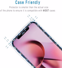 HPTech (2 Pack) Privacy Screen Protector for iPhone 12 Mini 5.4-Inch Anti-Spy Tempered Glass, Anti Scratch, Bubble Free thumbnail 5