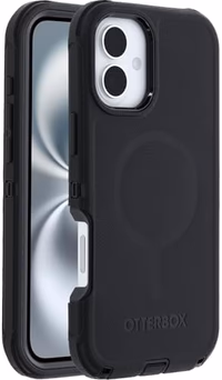 OtterBox iPhone 16 Plus Defender Series Case - Black (Single Unit Ships in polybag) thumbnail 1