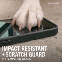 Smartish® iPhone 17 Screen Protector - 2-Pack Tempered Glass Screen Protectors - Tuff Sheet - 9H Easy Install Frame [Scratch Resistant] Case-Friendly- Dynamic Island for Apple iPhone 17 thumbnail 3