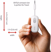 Twelve South AirFly SE | Bluetooth Wireless Audio Transmitter Adapter for AirPods/Headphones, 20+ Hr Battery, Works with 3.5mm aux Jacks on Airplanes, TVs, Gym Equipment, and Travel thumbnail 3