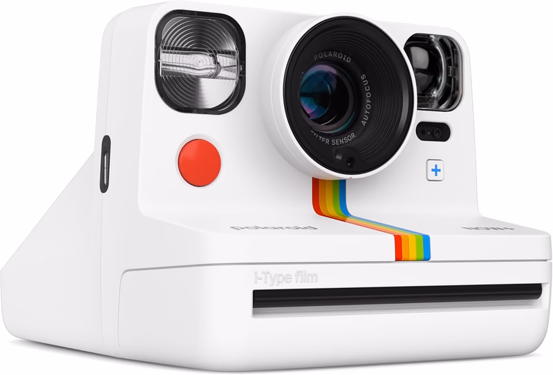 Polaroid Now+ 2nd Generation I-Type Instant Film Bluetooth Connected App Controlled Camera - White (9077)