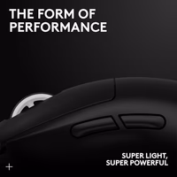 Logitech G PRO X Superlight 2 Wireless Gaming Mouse, 60g Pro-Grade with 5 Programmable Buttons, 44k DPI Sensor, 8kHz Report Rate, USB-C Charging for PC/Mac - Black thumbnail 2