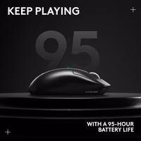 Logitech G PRO X Superlight 2 44k DPI Sensor Black thumbnail 3