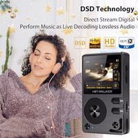 HIFI WALKER H2 HiFi MP3 Player with Bluetooth, Lossless DSD DAC FLAC, High Resolution Music Player, Portable Audio Player with 64GB Memory, Supports up to 512GB thumbnail 2