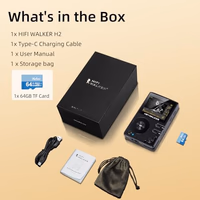 HIFI WALKER H2 HiFi MP3 Player with Bluetooth, Lossless DSD DAC FLAC, High Resolution Music Player, Portable Audio Player with 64GB Memory, Supports up to 512GB thumbnail 5