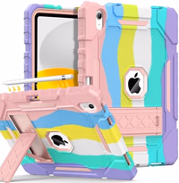 Grifobes for iPad A16 Case 11th Generation 11 inch 2025 / iPad 10th Generation Case 10.9 inch 2022, Heavy Duty Military Grade Shockproof Cover with Pencil Holder for i Pad 11/10 Gen (Colorful) thumbnail 1