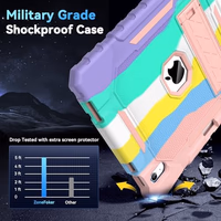 Grifobes for iPad A16 Case 11th Generation 11 inch 2025 / iPad 10th Generation Case 10.9 inch 2022, Heavy Duty Military Grade Shockproof Cover with Pencil Holder for i Pad 11/10 Gen (Colorful) thumbnail 4