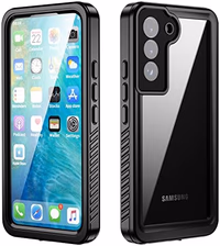 DINGXIN for Samsung Galaxy S22 Case Waterproof IP68 Certified Dustproof Shockproof Dirtproof Snowproof Built-in Protector Rugged Phone Case for Samsung Galaxy S22 5G 6.1" Black thumbnail 1