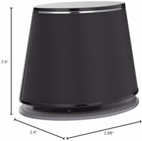 Amazon Basics Stereo 2.0 Speakers for PC or Laptop with Volume Control, 3.5mm Aux Input, USB-Powered, 1 Pair, Black thumbnail 5