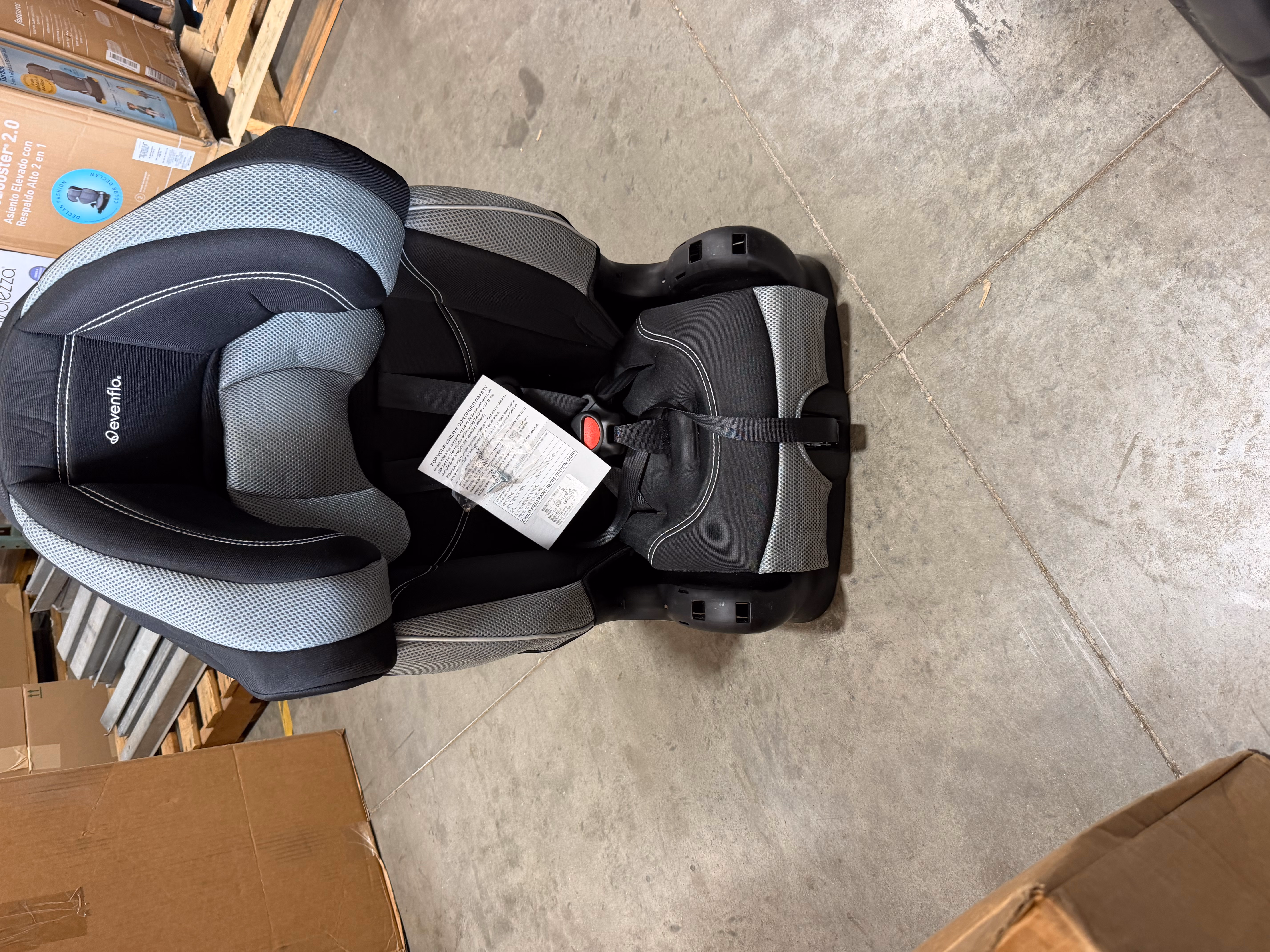 Evenflo Chase LX Harnessed Booster Car Seat (Jameson Gray) thumbnail 5