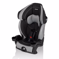 Evenflo Chase LX Harnessed Booster Car Seat (Jameson Gray) thumbnail 2