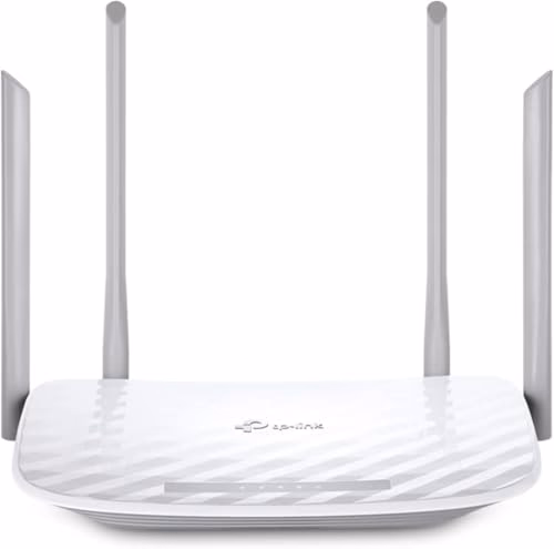 TP-Link AC1200 WiFi Router (Archer A54) - Dual Band Wireless Internet Router, 4 x 10/100 Mbps Fast Ethernet Ports, EasyMesh Compatible, Support Guest WiFi, Access Point Mode, IPv6 & Parental Controls