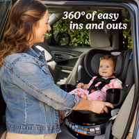 Graco EasyTurn 360 2-in-1 Rotating Convertible Car Seat, 360 Degree Rotating Infant to Toddler Rotating Car Seat, 2 Modes Rear and Forward Facing, Slim Design, Solae thumbnail 3