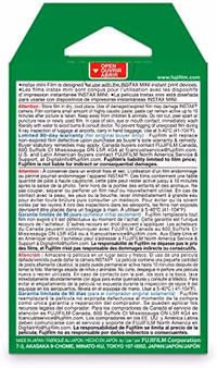 FUJIFILM Instax Mini Instant Film Twin Pack (White), 20 Photos thumbnail 2