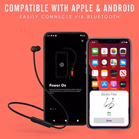 Beats Flex Wireless Earbuds - Apple W1 Headphone Chip, Magnetic Earphones, Class 1 Bluetooth, 12 Hours of Listening Time, Built-in Microphone - Black thumbnail 3