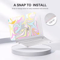 iCasso Compatible with MacBook Air 13 inch Case 2021, 2020-2018 Release M1 A2337 A2179 A1932, Colorful Fluid Protective Hard Shell Case +Keyboard Cover + Screen Protector（Fluid） thumbnail 5