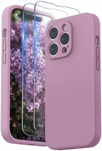 SURPHY Designed for iPhone 14 Pro Silicone Lilac Purple - View 1 of 6