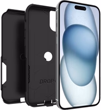 OtterBox iPhone 15 Plus and iPhone 14 Plus Commuter Series Case - Black, Slim & Tough, Pocket-Friendly, with Port Protection thumbnail 4