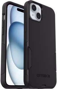 OtterBox iPhone 15 Plus and iPhone 14 Plus Commuter Series Case - Black, Slim & Tough, Pocket-Friendly, with Port Protection thumbnail 5