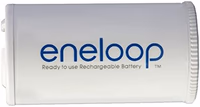 Eneloop Panasonic BQ-BS2E4SA C Size Battery Adapters for Use with Ni-MH Rechargeable AA Battery Cells, 4 Pack thumbnail 4