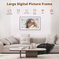 Dragon Touch Digital Picture Frame - 15.6 Inch WiFi Large Digital Photo Frame with 32GB Storage, FHD Touch Screen, Easy Setup to Share Photos or Videos Remotely via Vphoto App from Anywhere thumbnail 4
