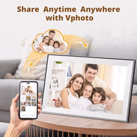 Dragon Touch Digital Picture Frame - 15.6 Inch WiFi Large Digital Photo Frame with 32GB Storage, FHD Touch Screen, Easy Setup to Share Photos or Videos Remotely via Vphoto App from Anywhere thumbnail 2