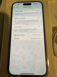 Apple iPhone (Amazon Renewed Premium) 15 Pro Max, 512GB, White Titanium - Unlocked thumbnail 3