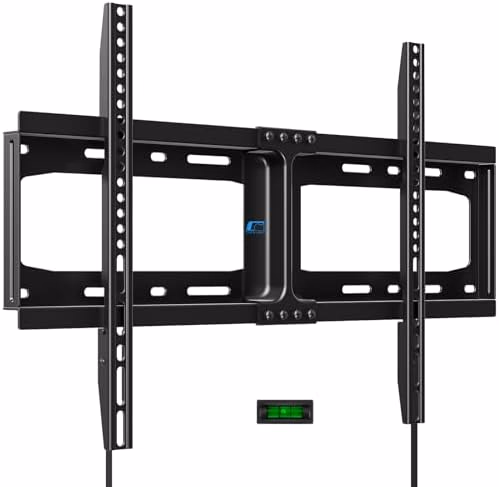 HOME VISION Heavy Duty Fixed TV Wall Mount for Most 32-86 Inch Flat TVs, Max VESA 600X400mm up to 165lbs Fits 16/18/24 Inch Wood Studs, Universal Low Profile Wall Mount TV Bracket, Space Saving HV8601
