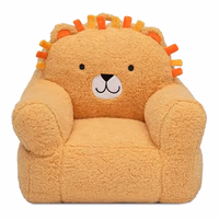 Delta Children Lion Cozee Buddy Chair, Orange thumbnail 1
