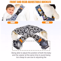 Marrlly Baby Sling Carrier Newborn to Toddler Adjustable One-Shoulder Design with Hip Seat Support, Labor-Saving Baby Wraps Carrier 10-30 lbs(Blue) thumbnail 4