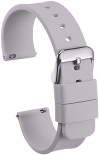 HARFINGTON Silicone Watch Band Quick Release Soft Rubber Replacement Watch Strap with Stainless Steel Buckle for Men Women thumbnail 1