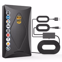 2024 Release TV Antenna for Smart TV, Long Range Digital TV Antenna Indoor Ourdoor with Amplifier Signal Booster - Support 360° Reception 4K 1080p HD for All Smart/Old TVs thumbnail 1