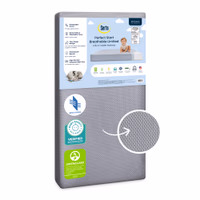 Serta Perfect Start Breathable Limited Two -Stage Crib Mattress and Toddler Mattress - Breathable Cover and Fiber Core, Machine Washable Cover, Waterproof, 7 Year Warranty, Made in USA thumbnail 1