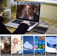 External CD/DVD Drive for Laptop, USB 3.0 CD DVD Player Portable +/-RW Burner CD ROM Reader Writer Disk Duplicator Compatible with Laptop Desktop PC Windows Apple Mac Pro MacBook Linux thumbnail 5