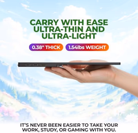 AOC 16T20 Portable Monitor 15.6" FHD 1080p IPS Display, USB-C x2, Mini HDMI, Built-in Speakers, Travel Monitor with Smart Cover, Compatible with Laptops, MacBook, Gaming Console Ready thumbnail 5