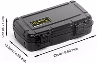 MOOCY 8" Small Hard Case with Pluck Foam Insert, 8.6 x 4.9 x 1.9 Inch - Protective Waterproof Plastic Tiny Box for Storage Medical item, Micro Tools - Lockable, Portable for Travel thumbnail 5