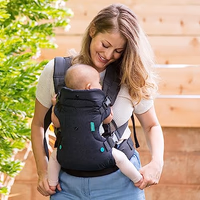 Infantino Flip 4-in-1 Convertible Baby Carrier, Adjustable, Ergonomic Babywearing, Registry Essential, Baby Carrier for Newborn to Toddler, Black thumbnail 2