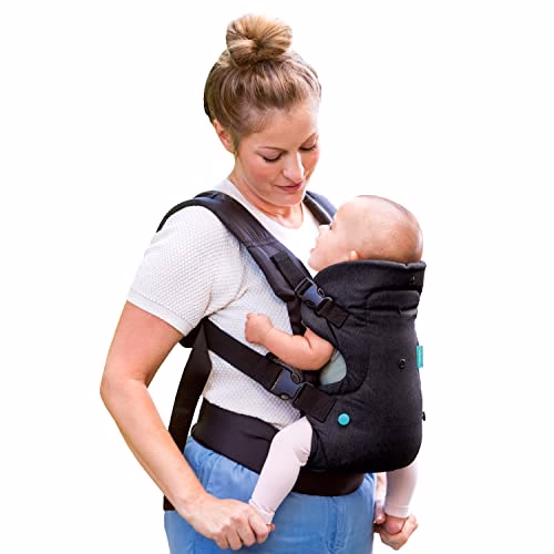 Infantino Flip 4-in-1 Convertible Baby Carrier, Adjustable, Ergonomic Babywearing, Registry Essential, Baby Carrier for Newborn to Toddler, Black - View 1 of 6