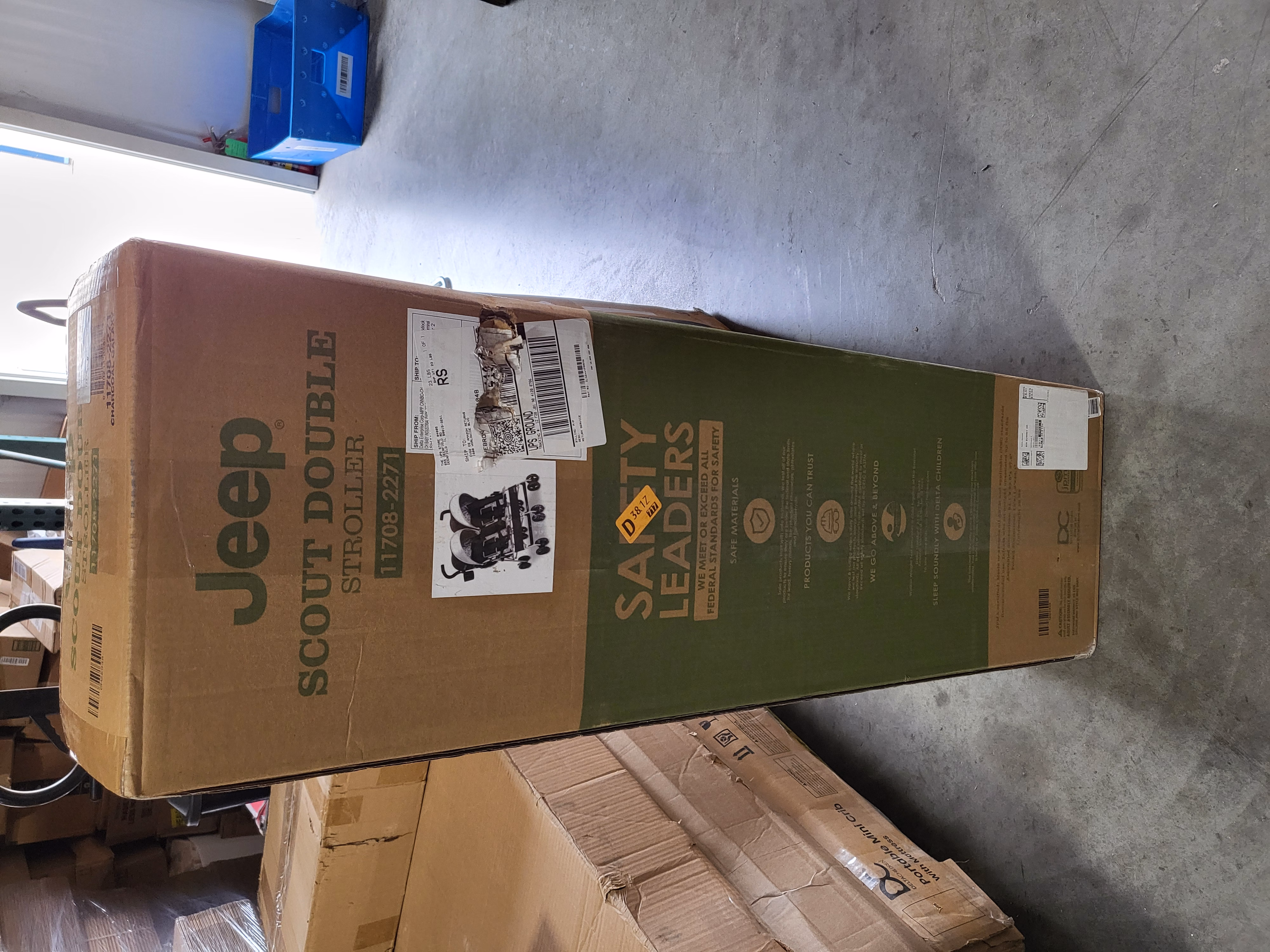 Jeep Scout Double Stroller, Charcoal Galaxy thumbnail 2