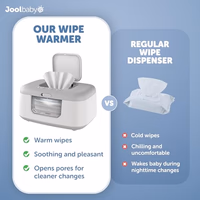 Jool Baby TinyBums Baby Wipe Warmer & Dispenser with LED Changing Light & On/Off Switch (Gray) thumbnail 5
