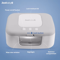 Jool Baby TinyBums Baby Wipe Warmer & Dispenser with LED Changing Light & On/Off Switch (Gray) thumbnail 3
