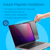 Kensington MP16 Magnetic MacBook Pro Privacy Screen for 16 inch MacBook Pro (2021-2024, M1, M2, M3, M4, Pro, Max), Removable Laptop Privacy Screen, Anti Glare Blue Light MacBook Mac Screen Protector thumbnail 2