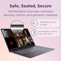 Lenovo IdeaPad 3i Chromebook, 15.6” FHD Display, Intel Celeron N4500, 8GB RAM, 64GB eMMC, 1920x1080 px, 720p Camera, Chrome OS, Abyss Blue thumbnail 3