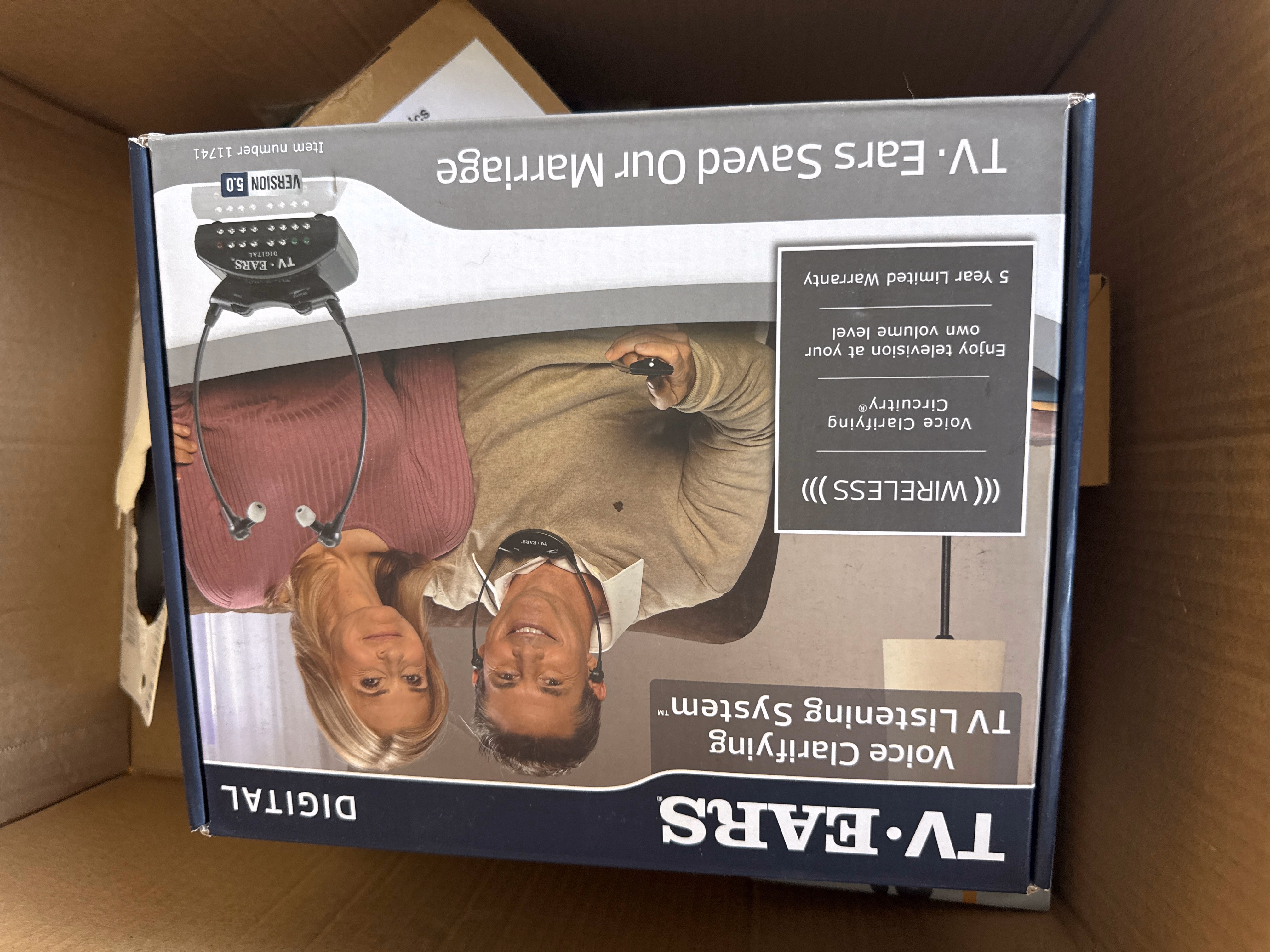 TV Ears Digital Wireless Headset System for Seniors Hearing 11741 | Unit 7420 thumbnail 2