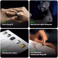 ULTRAHUMAN Ring AIR (Certified Amazon Renewed) – Smart Ring Health Tracker, Sleep Tracker, Smart Ring for Men/Women, Fitness Tracker (Sizing Kit, Sizing Kit) thumbnail 3